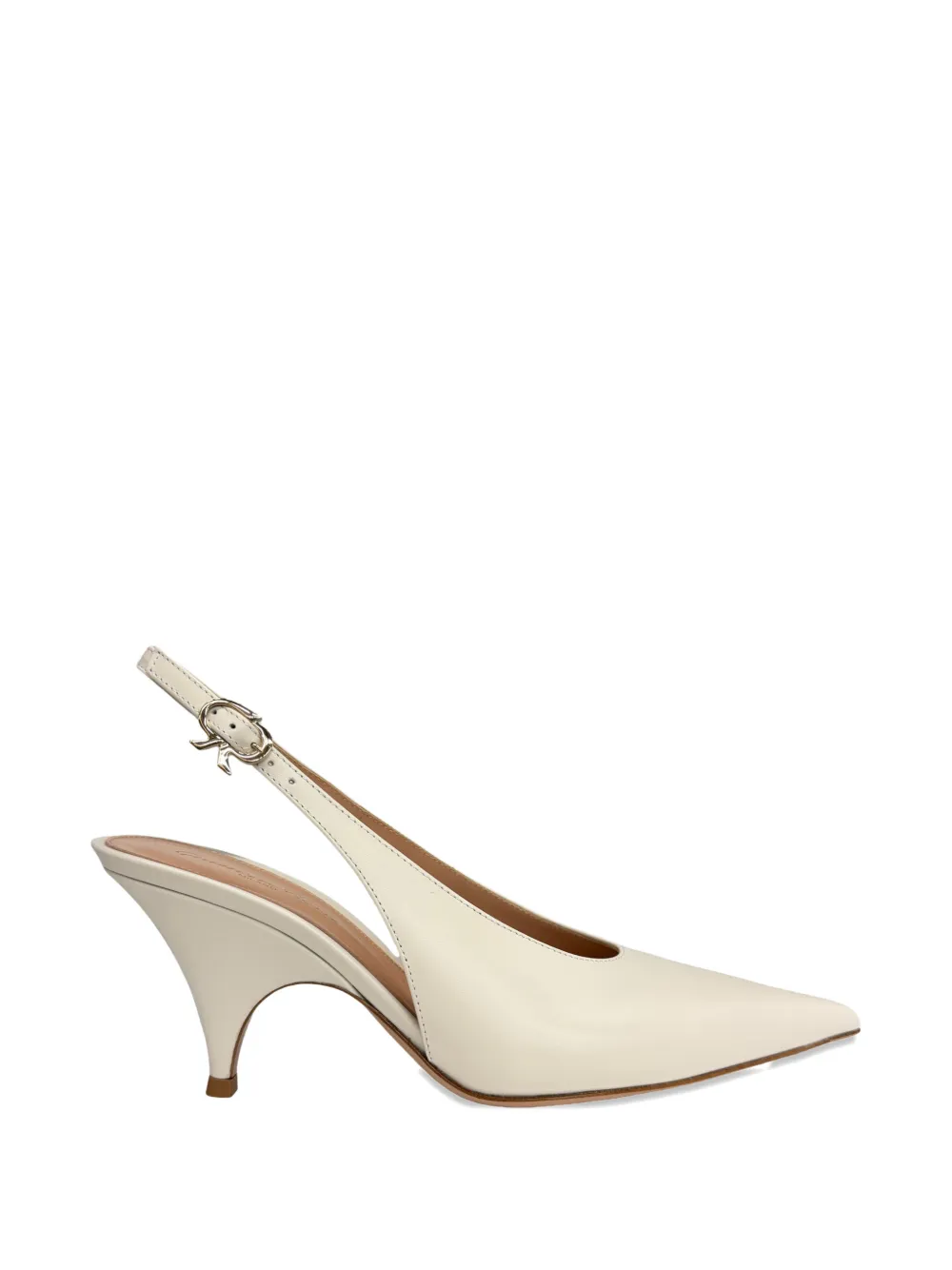 Gianvito Rossi Sofia slingback loafers Beige