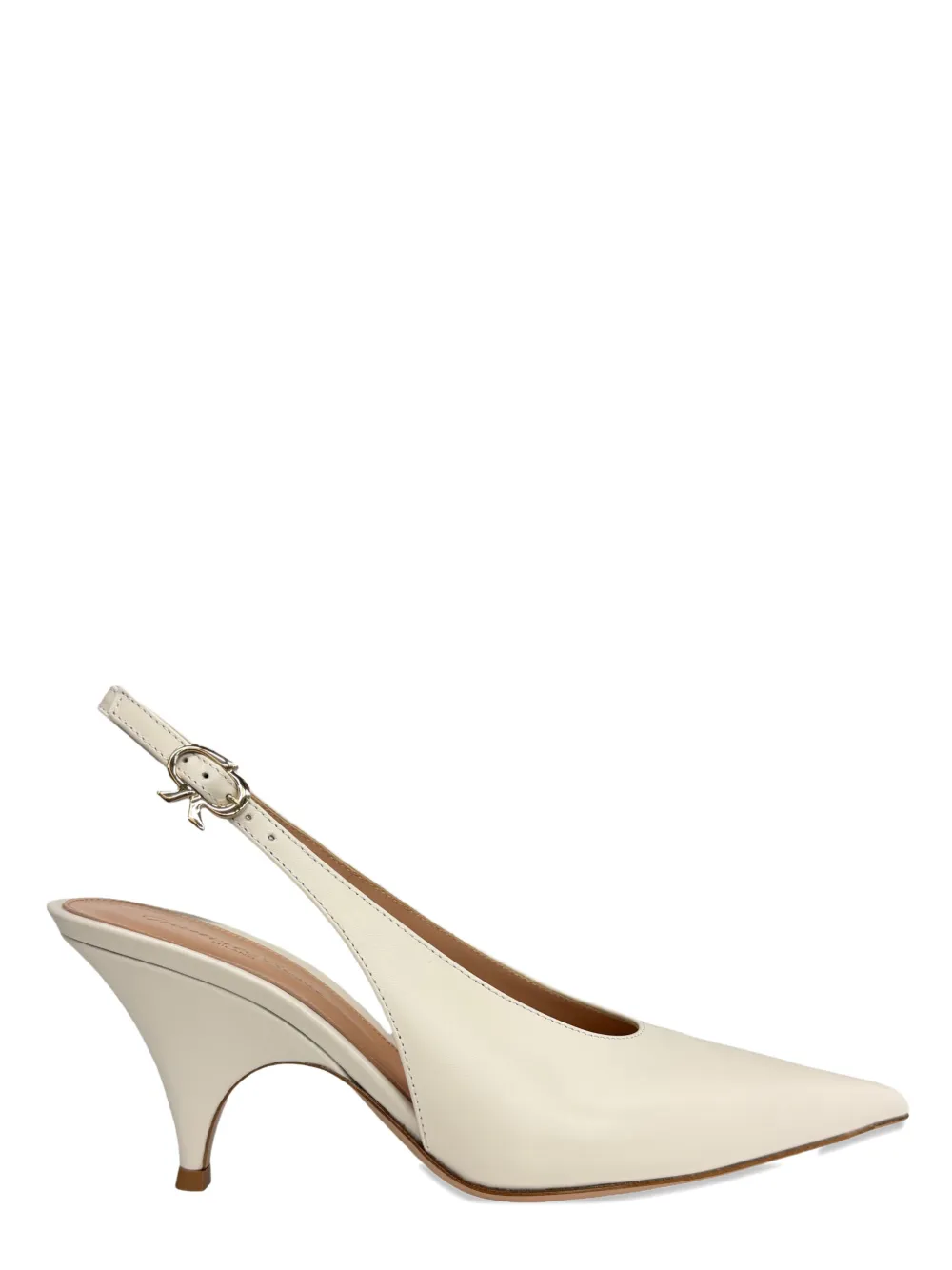 Gianvito Rossi Sofia slingback loafers Beige