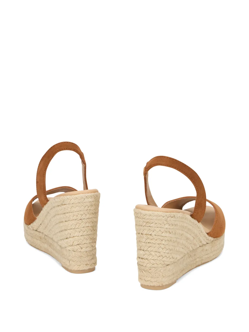 Manebi suede espadrille wedge espadrilles Bruin