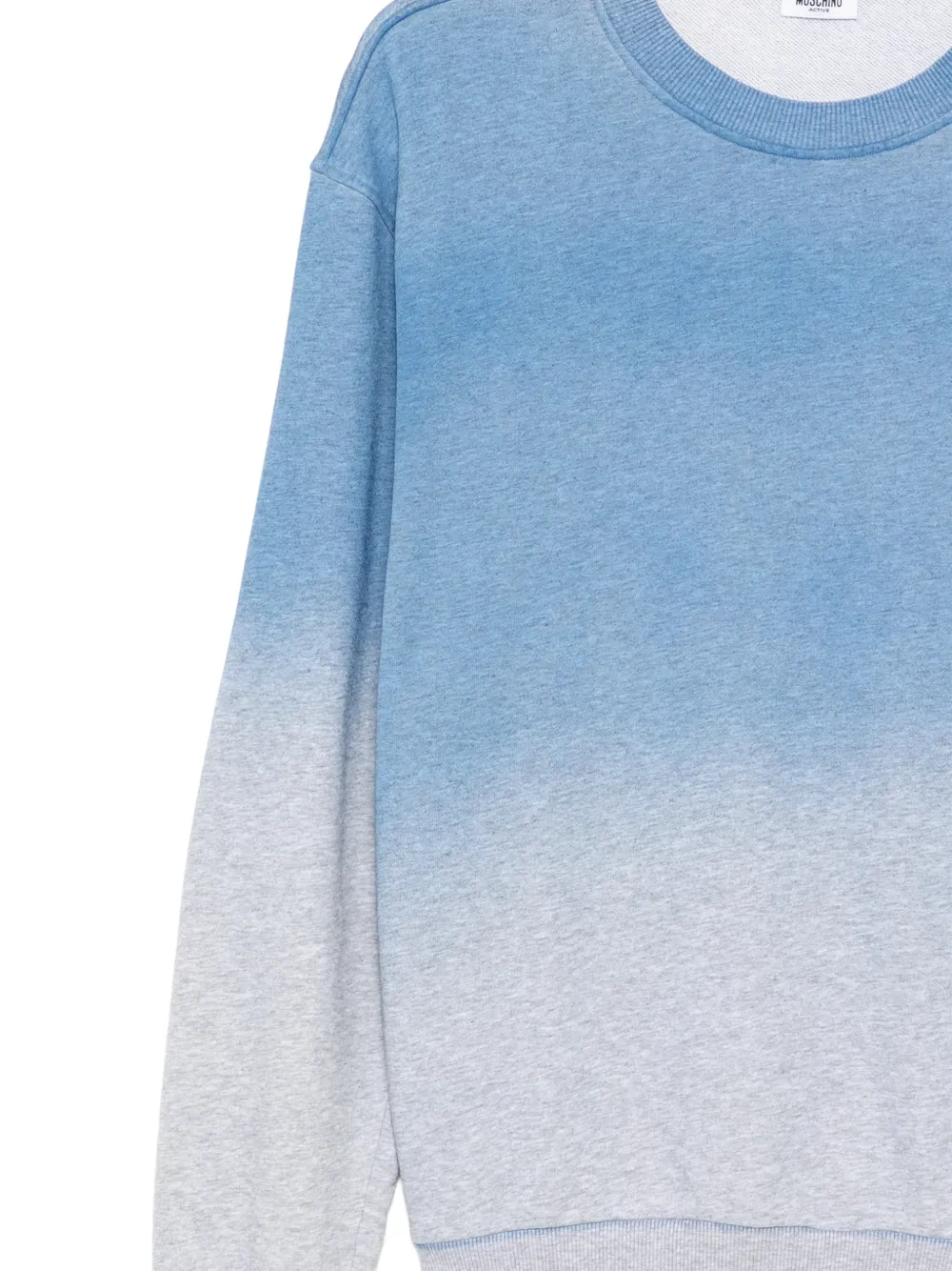 Moschino Sweater met ombré-effect Blauw