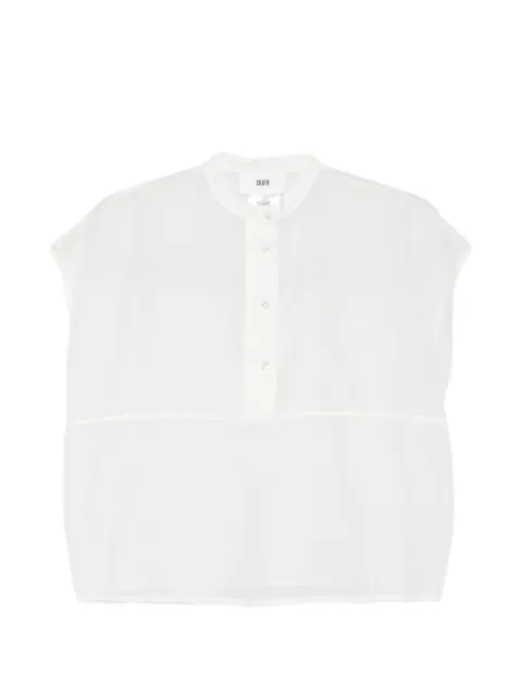 SOLOTRE half-buttoned blouse
