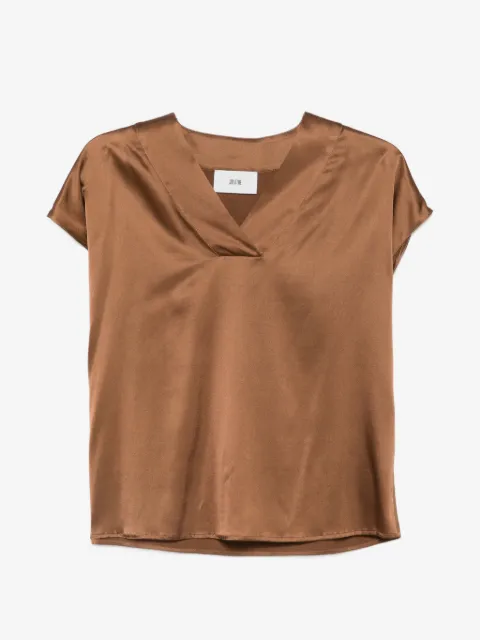 SOLOTRE blouse à col v