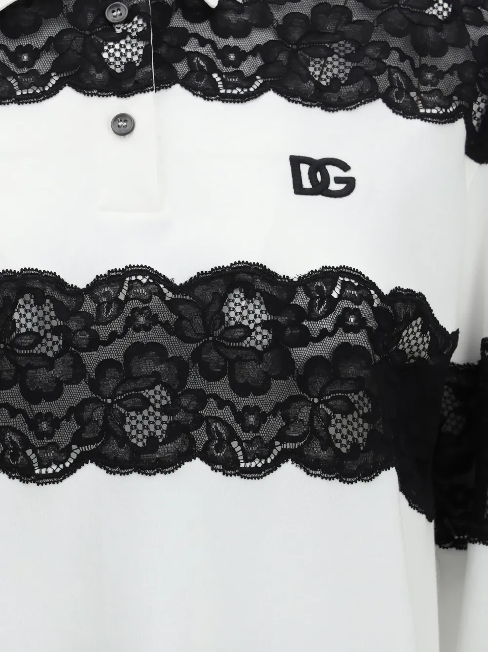 Dolce & Gabbana Gestreept poloshirt Wit