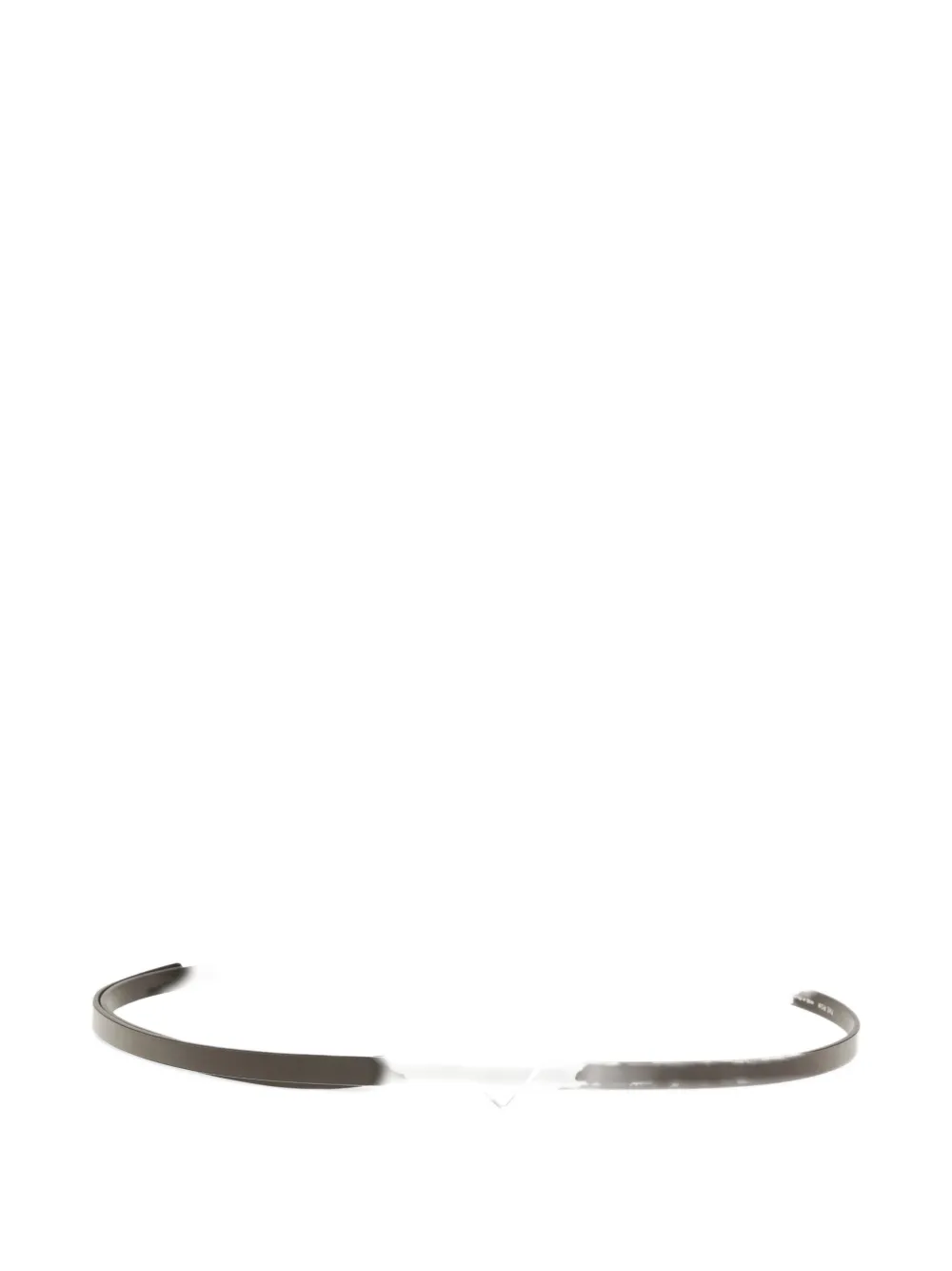 The Row Rhombus leather belt - Marrone