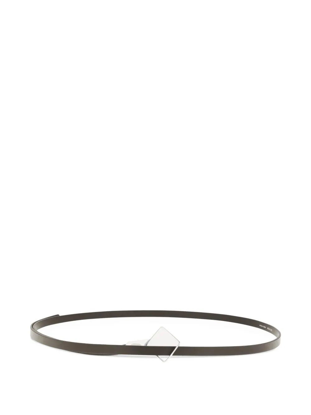 The Row Rhombus leather belt - Marrone