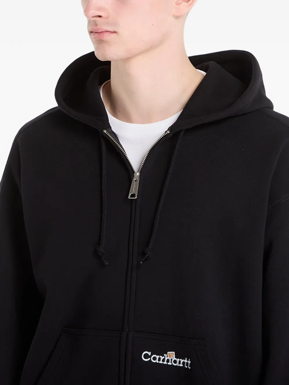 Carhartt WIP Hooded Zip Jacket | Black | FARFETCH Carhartt WIP Hooded Zip Jacket | Black | FARFETCH