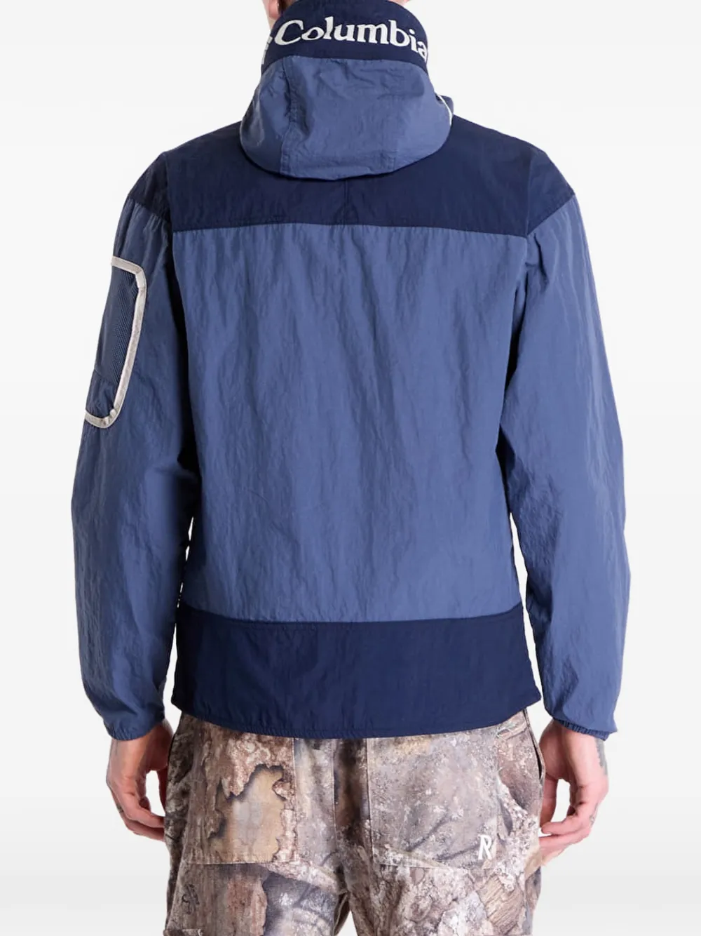 Columbia Challenger jack met capuchon Blauw