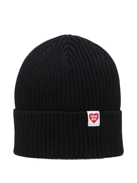 Human Made ribbed cotton beanie hat