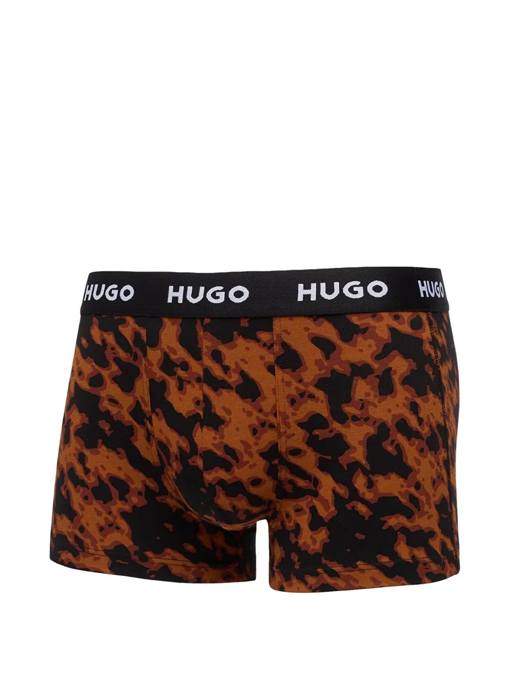 HUGO Drie boxershorts met logoband Zwart