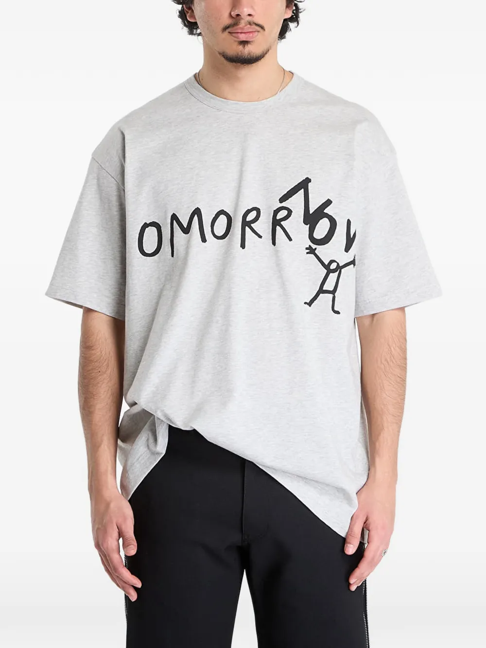 Comme Des Garçons Shirt printed T-shirt - Grigio