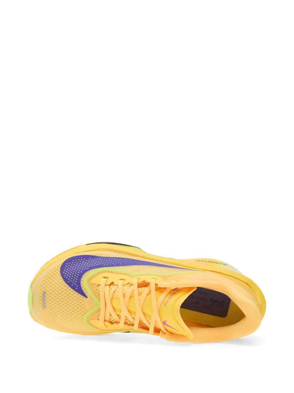 Nike Zoom Fly 6 road racing sneakers Geel