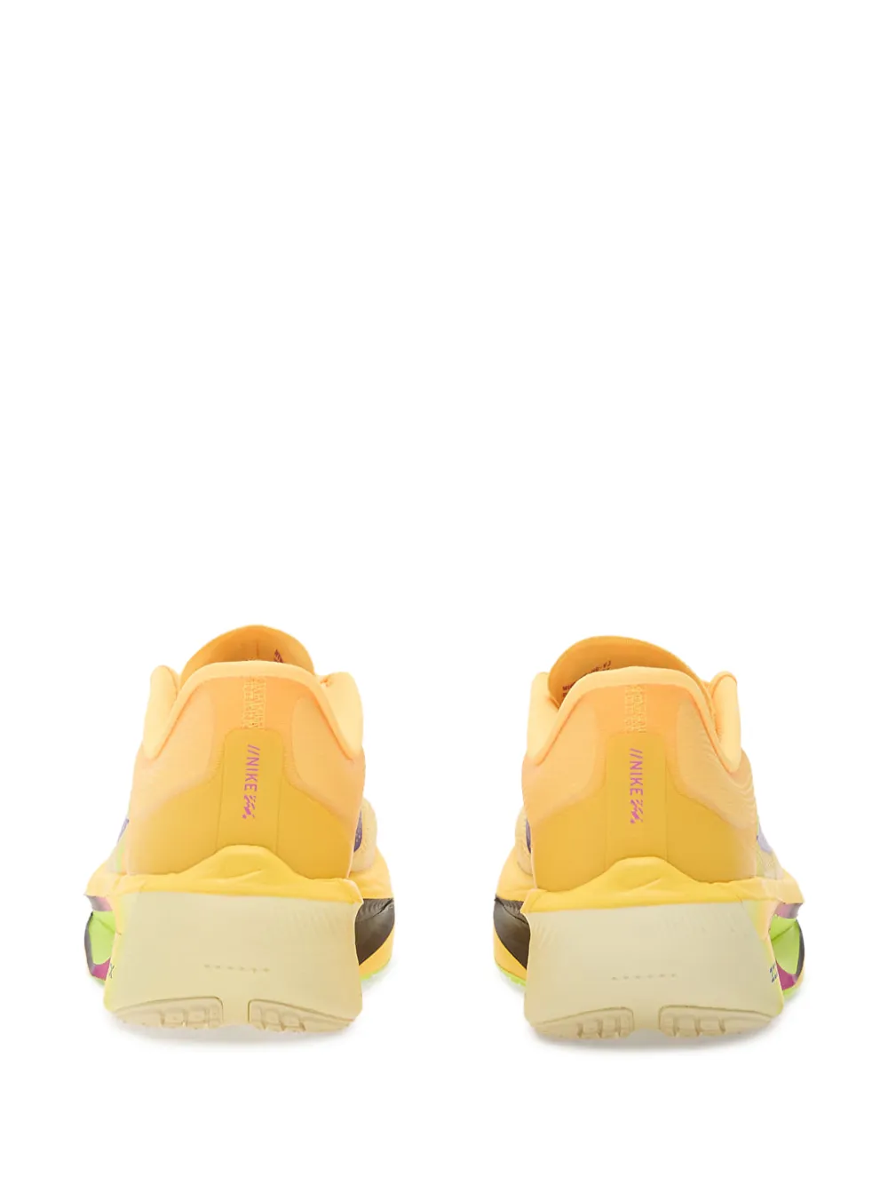 Nike Zoom Fly 6 road racing sneakers Geel