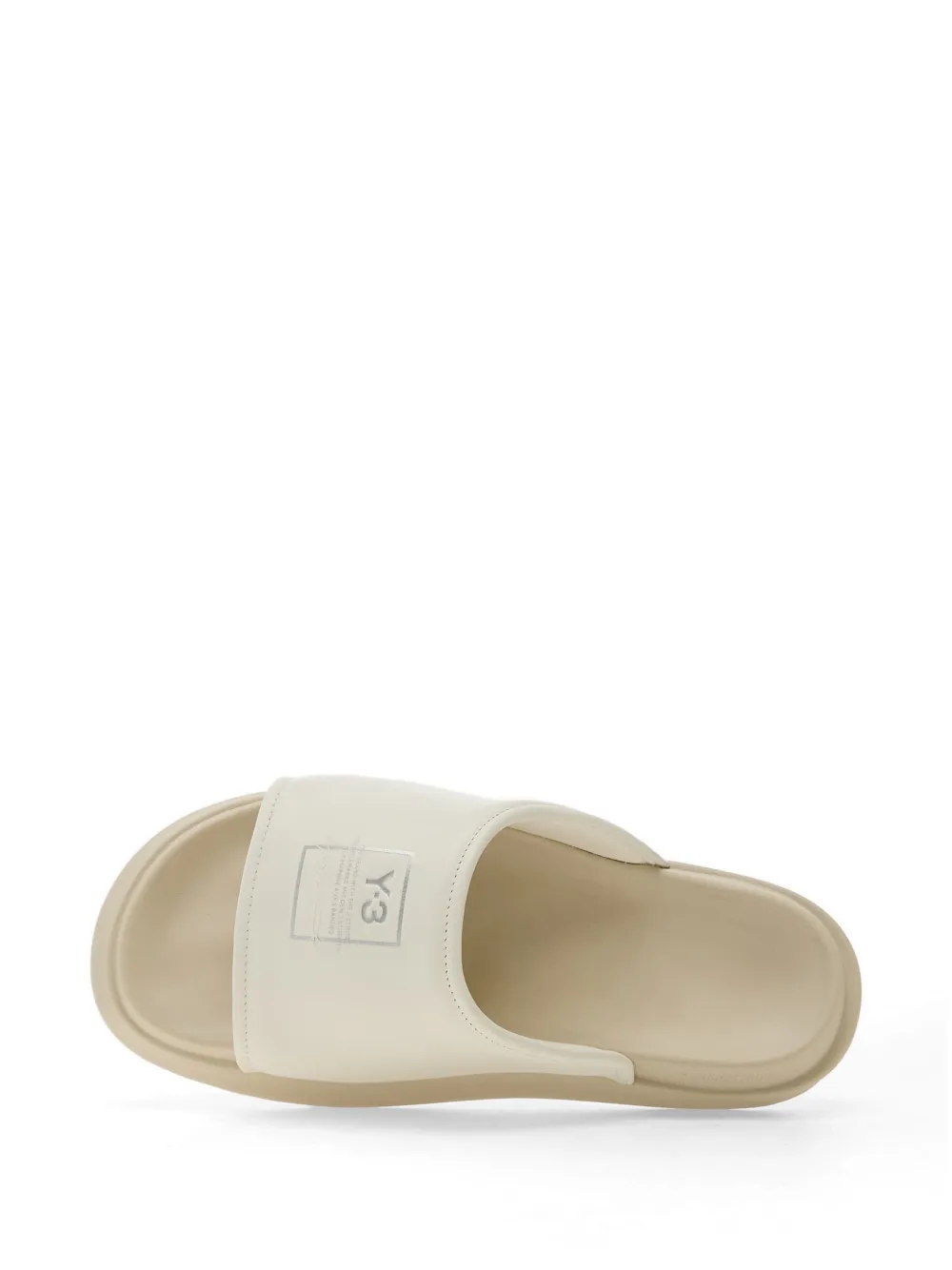 Y-3 logo sandals Beige