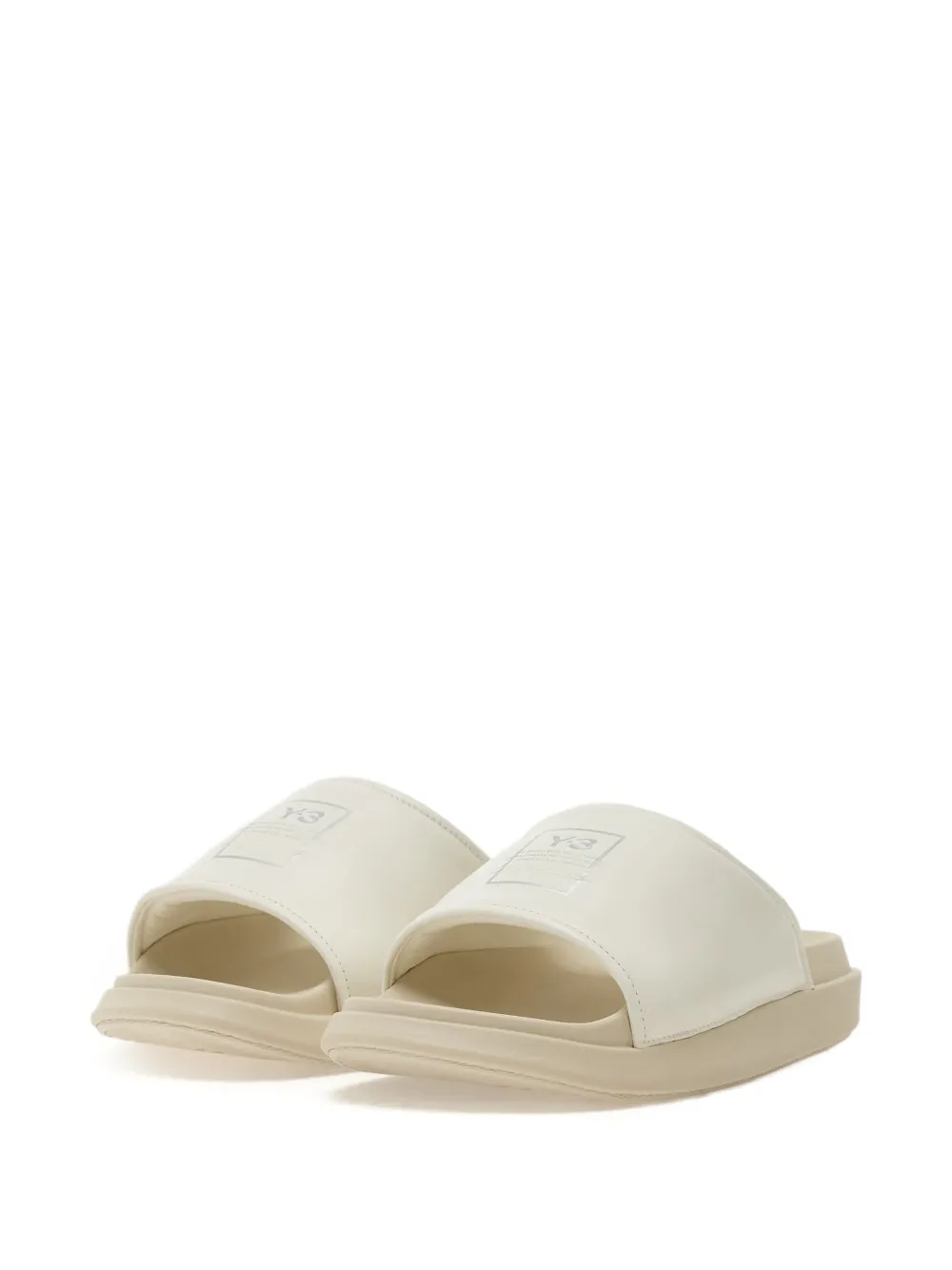 Y-3 logo sandals Beige