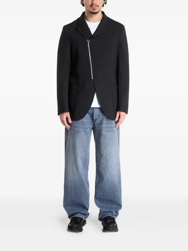 Comme Des Garçons Shirt zip-closure Jacket | Black | FARFETCH ID