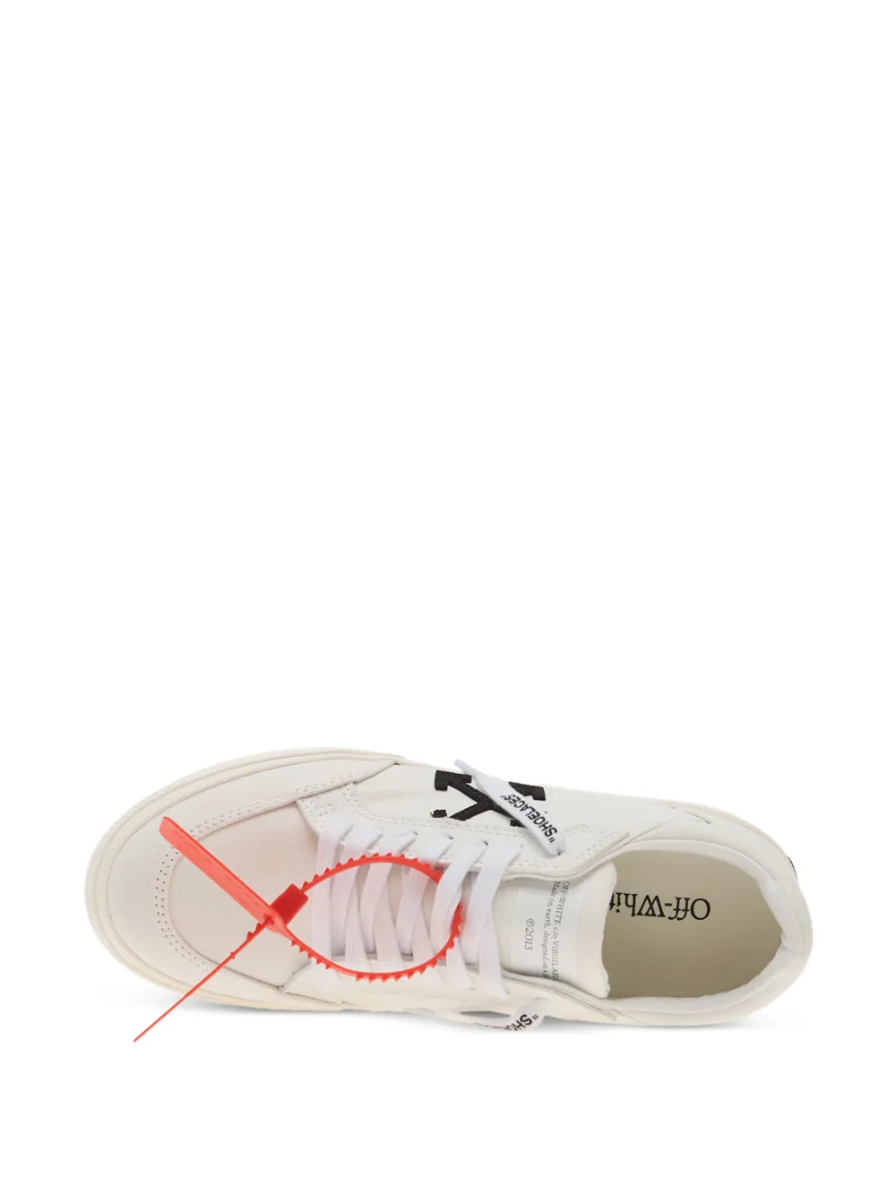 Off-White Arrow lace-up sneakers Wit
