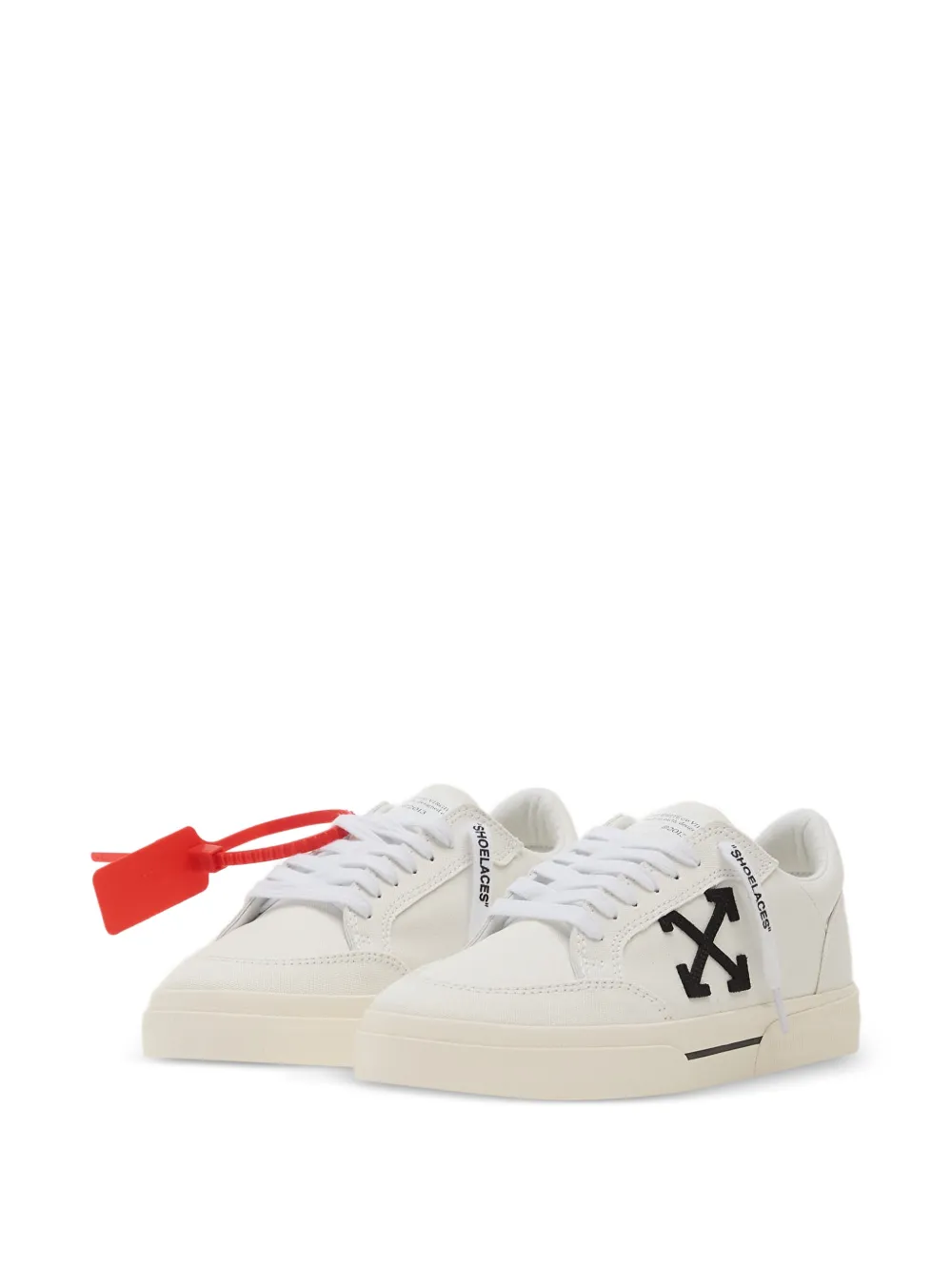 Off-White Arrow lace-up sneakers Wit