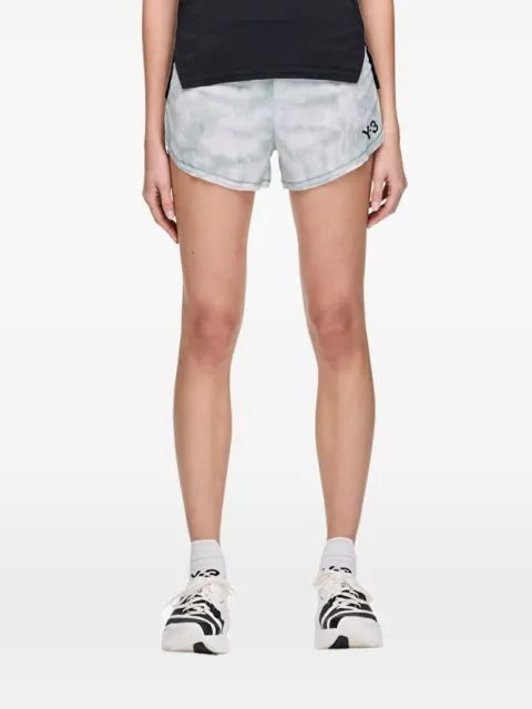 Y-3 Aop tie-dye running shorts