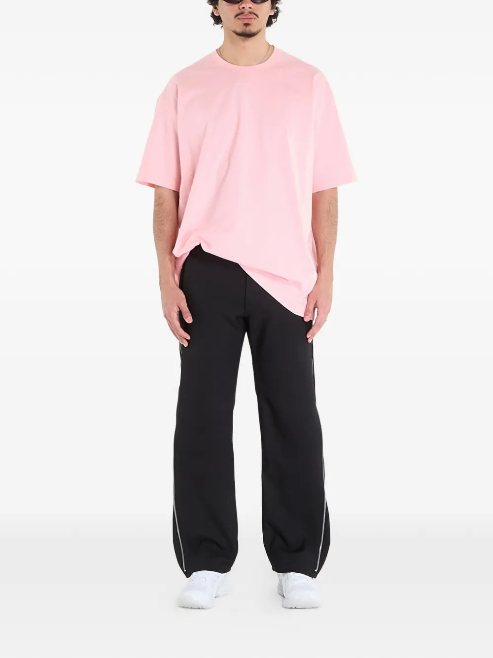 Comme Des Garçons Shirt T-shirt met logoprint Roze