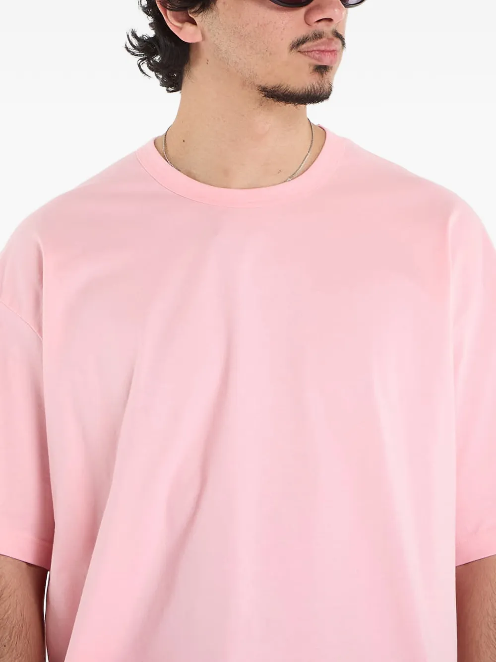 Comme Des Garçons Shirt T-shirt met logoprint Roze