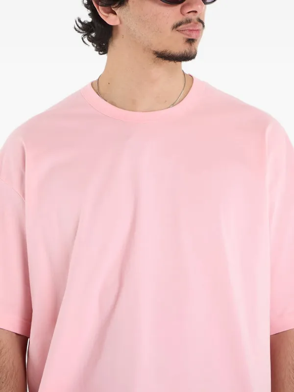Comme Des Garçons Shirt logo-print T-shirt | Pink | FARFETCH OM