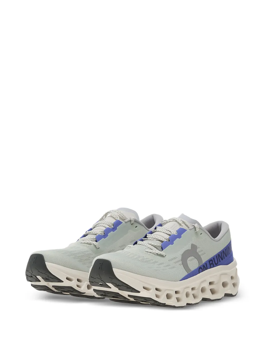 On Cloudm ster 3 logo mesh sneakers Grijs