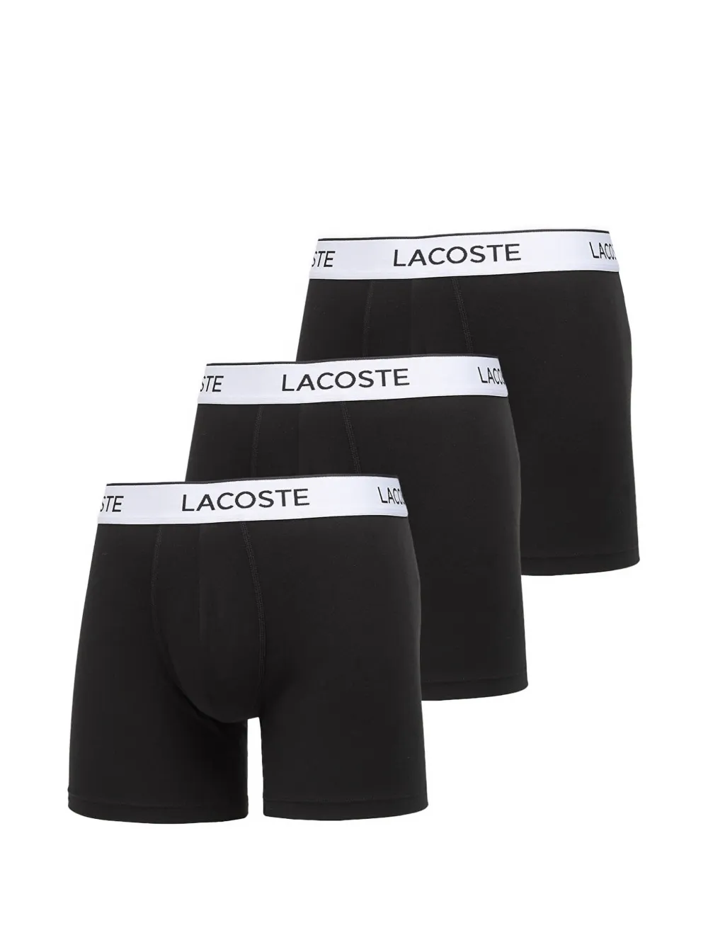 Lacoste Set aus drei Shorts mit Logo-Bund - Schwarz