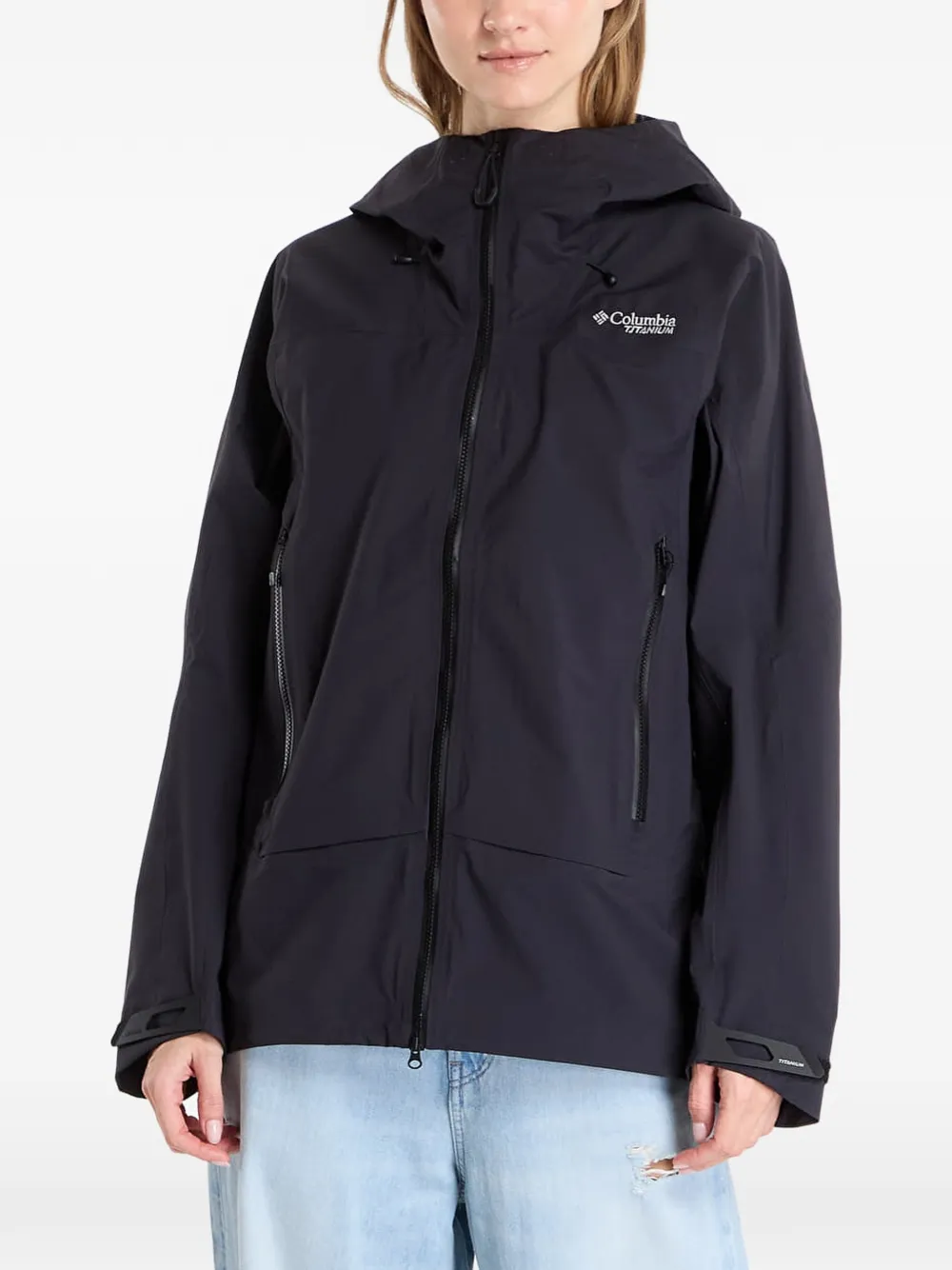 Columbia Saudan Pro™ 3L hooded oversized jacket - Nero