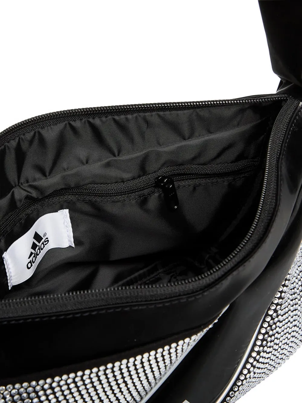adidas Kleine shopper met stras Zwart