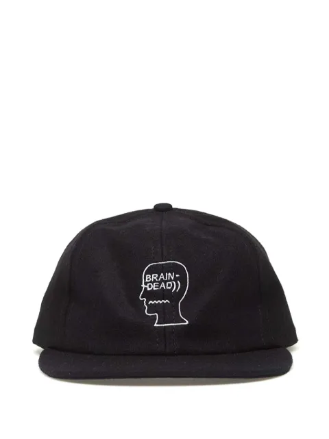 Brain Dead logo-detail baseball cap