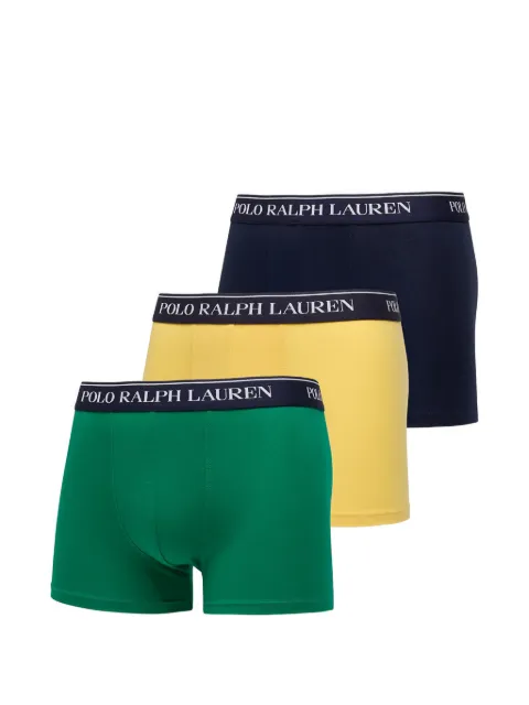 Polo Ralph Lauren logo-waistband trunks (set of three)