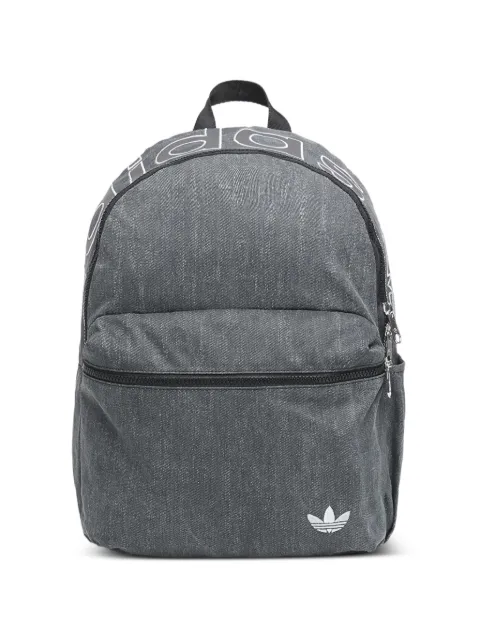 adidas washed effect logo backpack