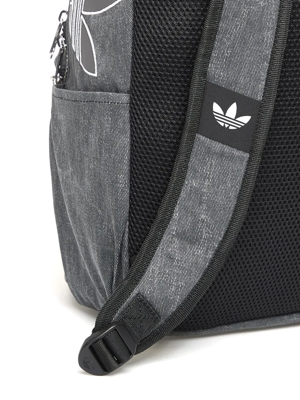 adidas Rugzak met logo en verwassen effect Zwart