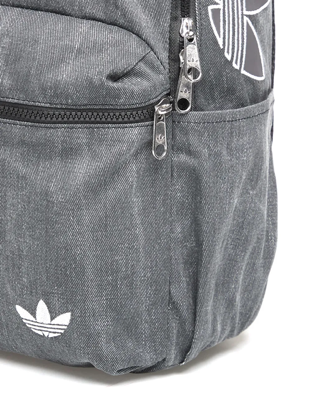 adidas Rugzak met logo en verwassen effect Zwart