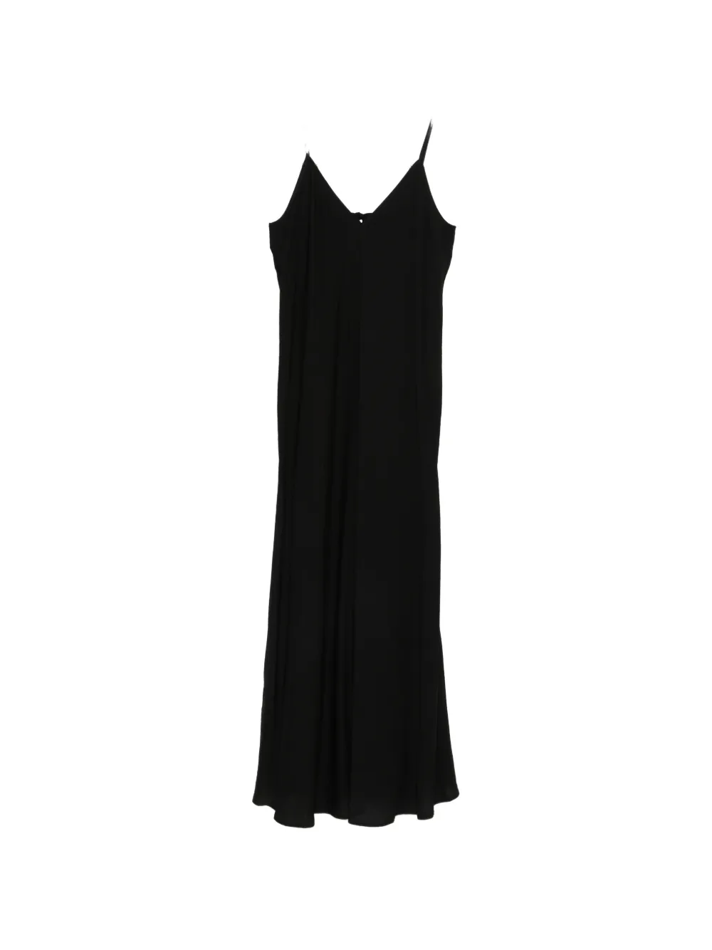 Dixie Crinkled-finish V-neck Midi Dress In Black