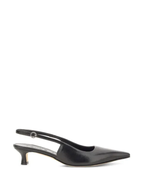 Aeyde slingback pointed-toe mules