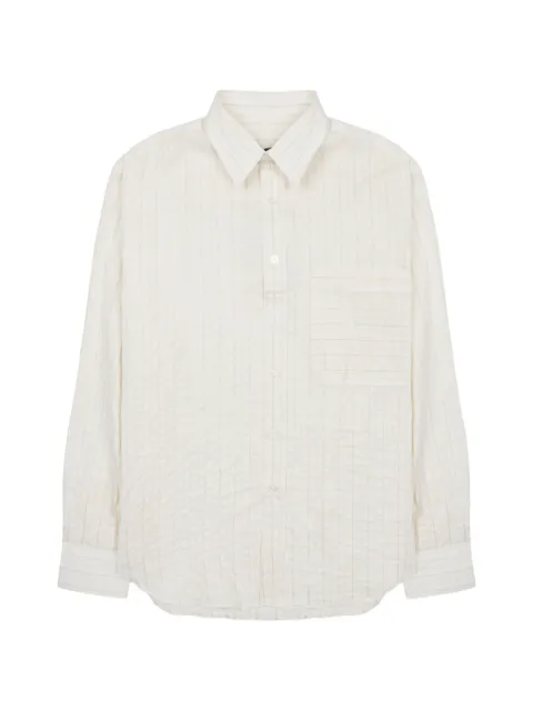 Costumein Andrea vertical-stripe chest-pocket shirt
