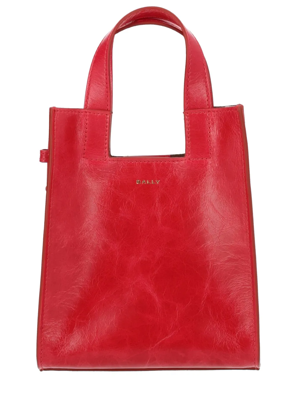 Bally Schoudertas met logoplakkaat Rood