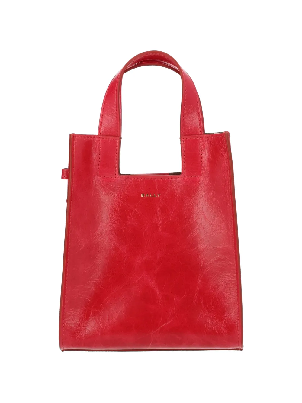 Bally logo-plaque shoulder bag - Rot