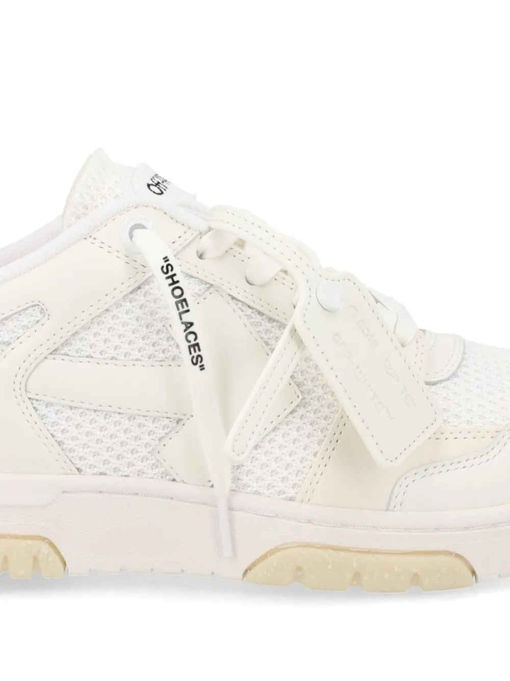 Off-White Arrows Zip Tie sneakers Beige