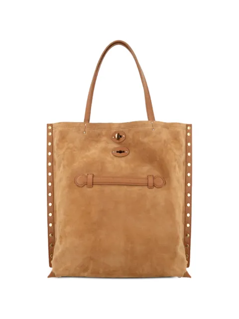 Zanellato bolsa de gamuza con apliques