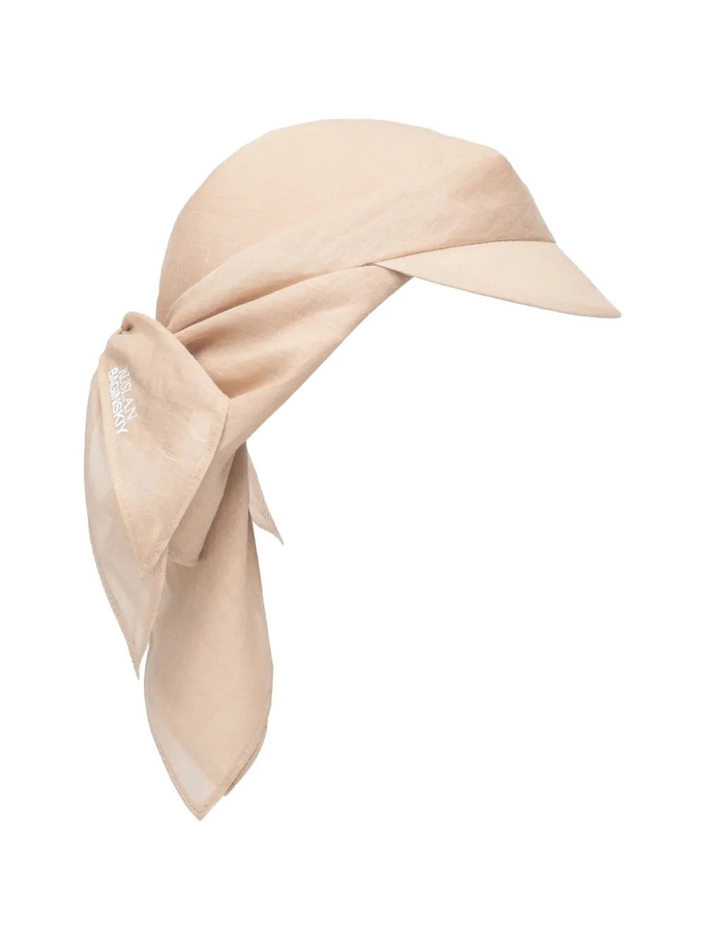 Ruslan Baginskiy self-tie peaked hat - Toni neutri