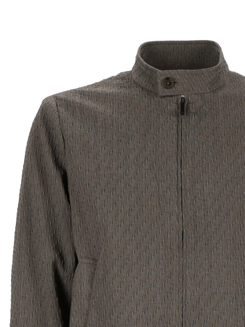 Emporio Armani Jack met rits Bruin