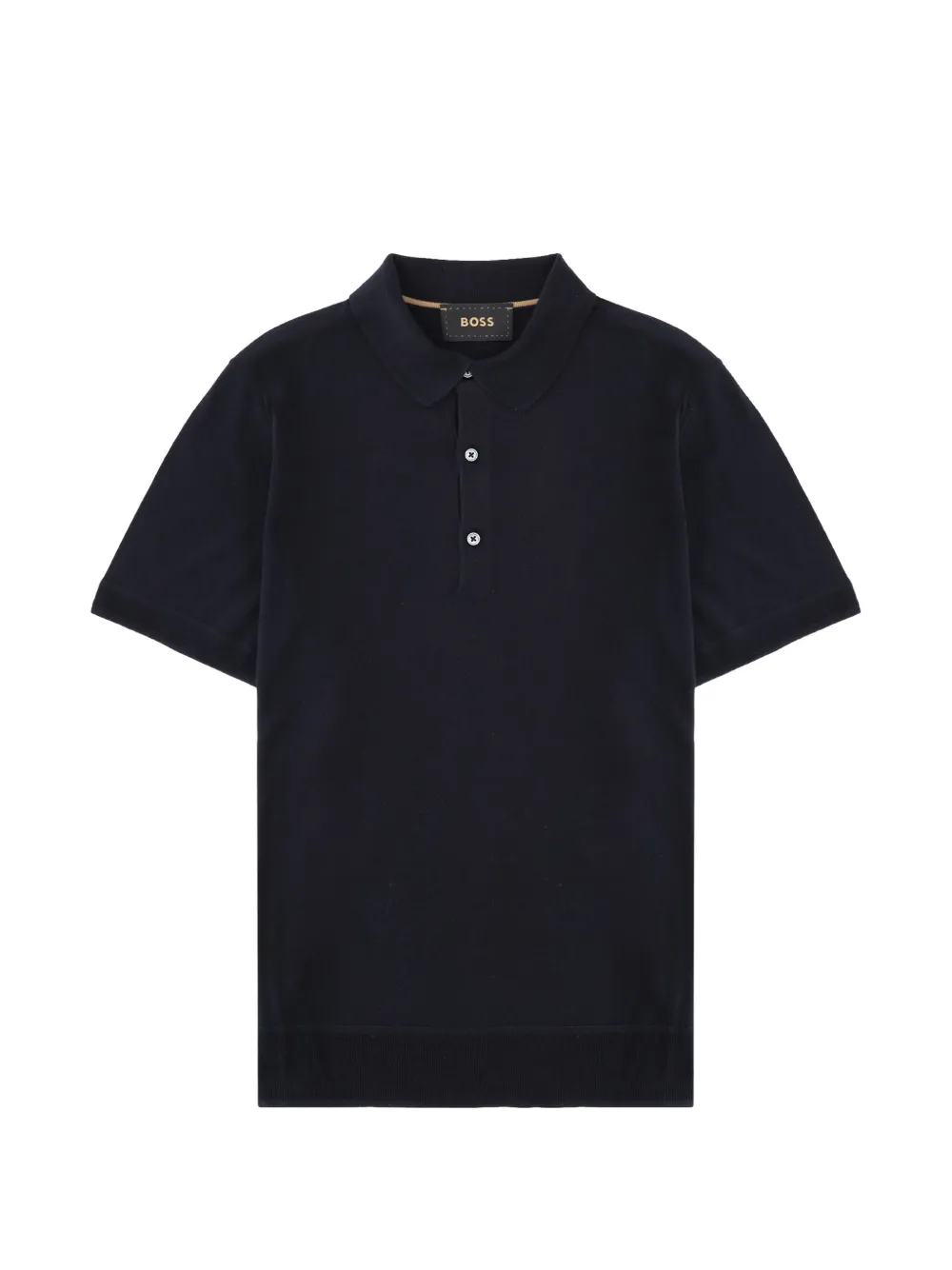 BOSS silk polo shirt - Blu