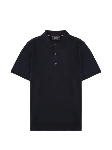 BOSS silk polo shirt