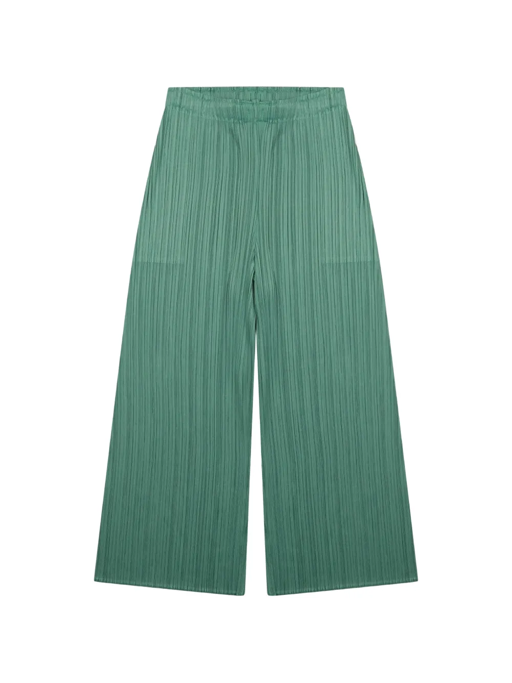 Pleats Please Issey Miyake pleated-design trousers - Verde