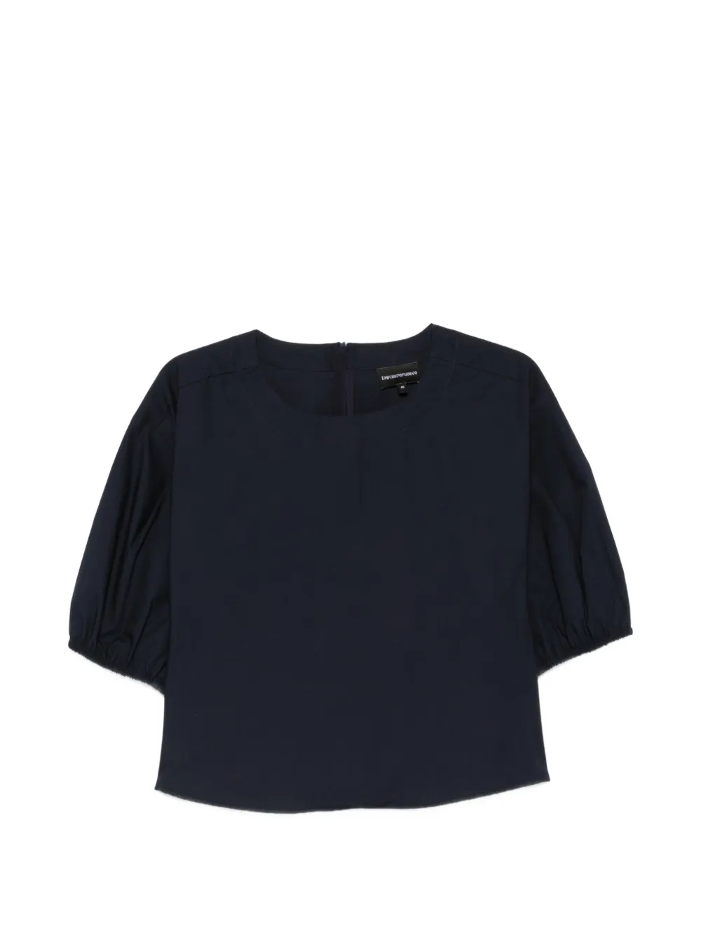 Emporio Armani puff-sleeve blouse - Blu