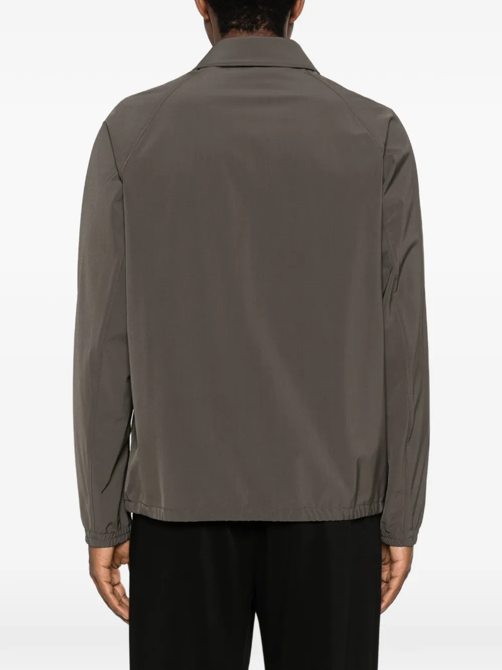 Emporio Armani Jack met raglan mouwen en geborduurd logo Bruin