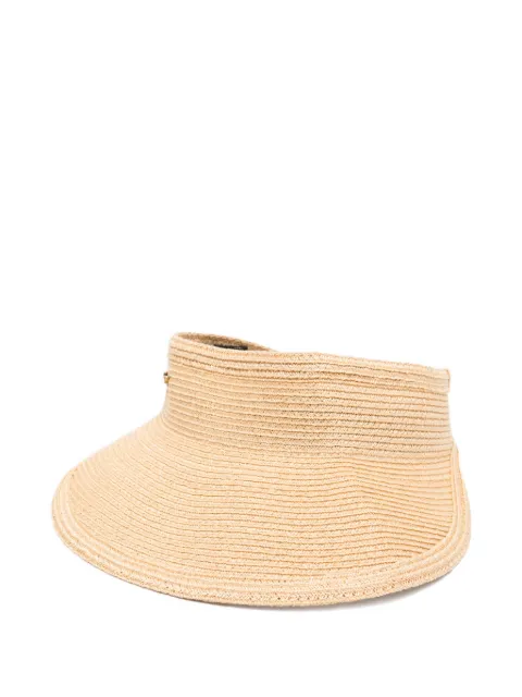 Borsalino logo-appliqué hat