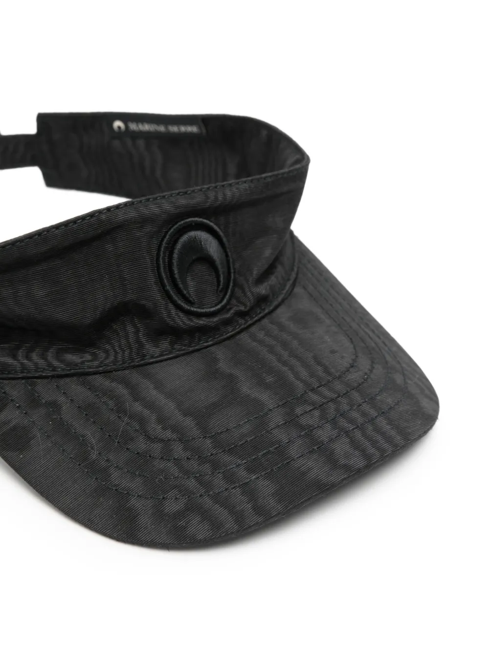  Marine Serre Gorra Lisa - Negro 
